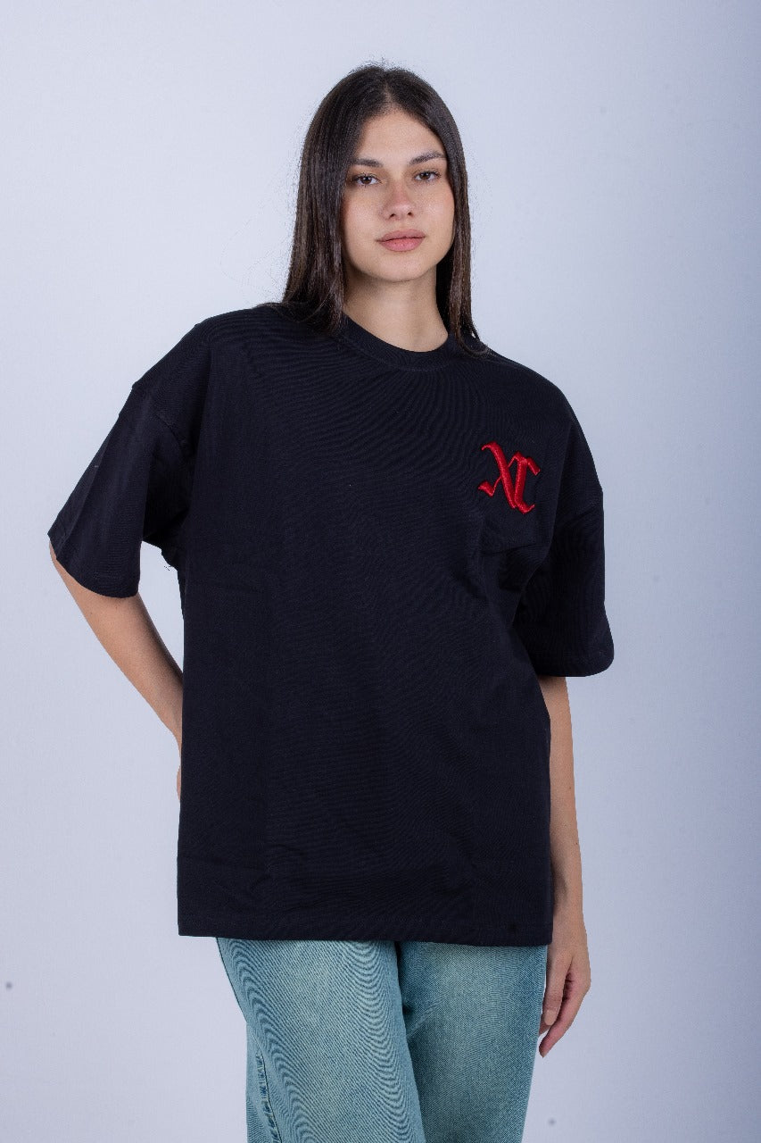 BLACK X RED TSHIRT XC 200